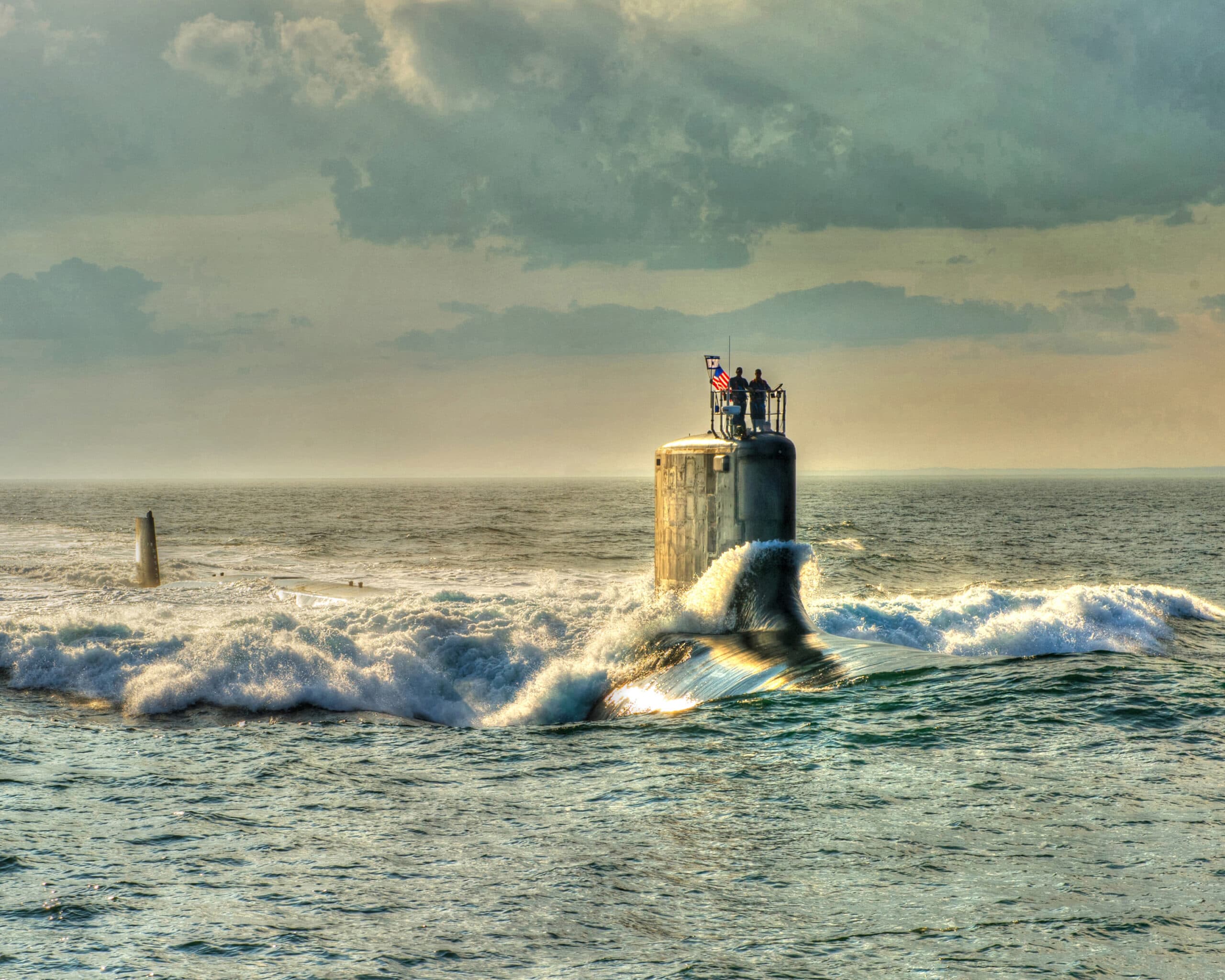 Submarine surfacing