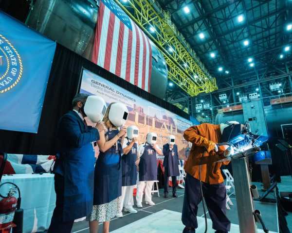 USS Utah Keel Laying Ceremony