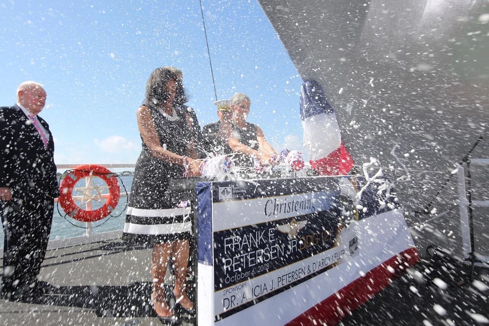 USS UTAH Christening